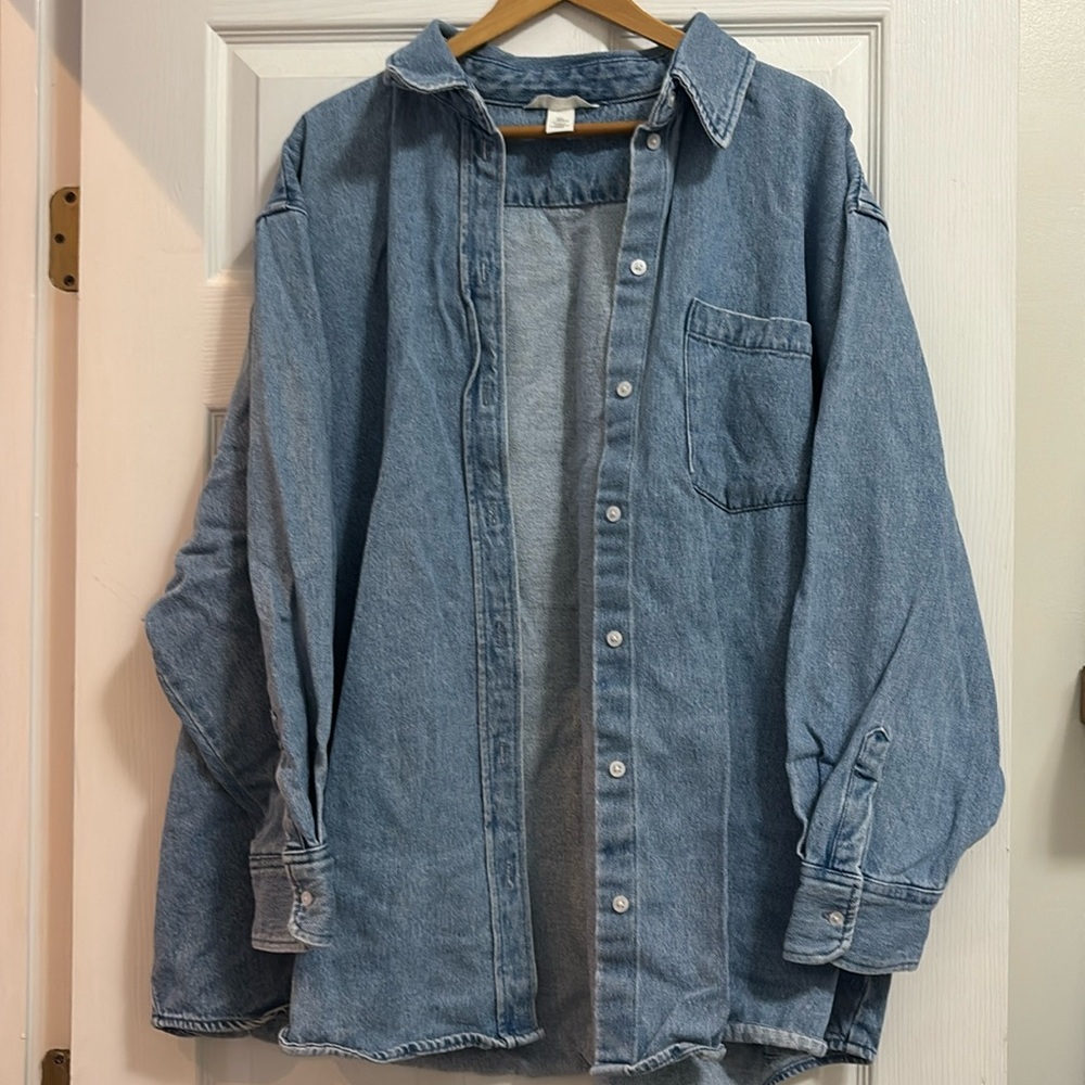 H&M Oversized Denim Shacket